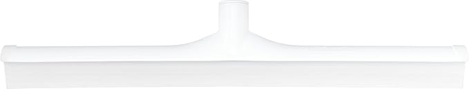 SPARTA 20" Floor Squeegee Replacement Head, Seamless Rubber with Rust-Free Plastic Frame for HACCP Compliance, Heavy-Duty Industrial Use, Thermoplastic Rubber, 20 Inches, White