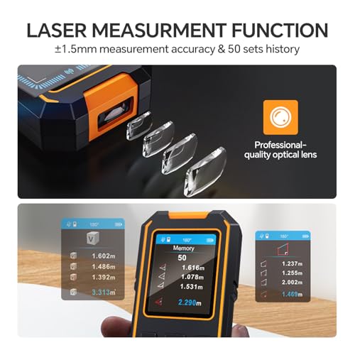Stud Finder Wall Scanner - with Laser Distance Meter & | Home Repair - Image 6