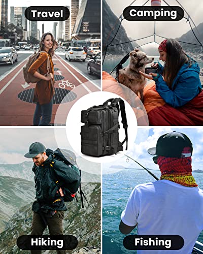 Vihir Multi-Purpose Military Tactical Backpack for Hiking - Image 7