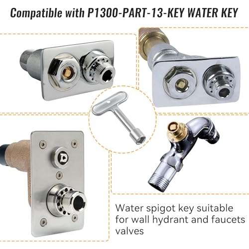 Dreyoo 3/8'' Hydrant Key Compatible with Zurn | Home Repair - Image 7