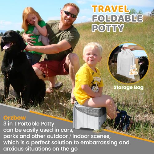 Orzbow Portable Potty Training Chair for Toddler, Travel - Image 5