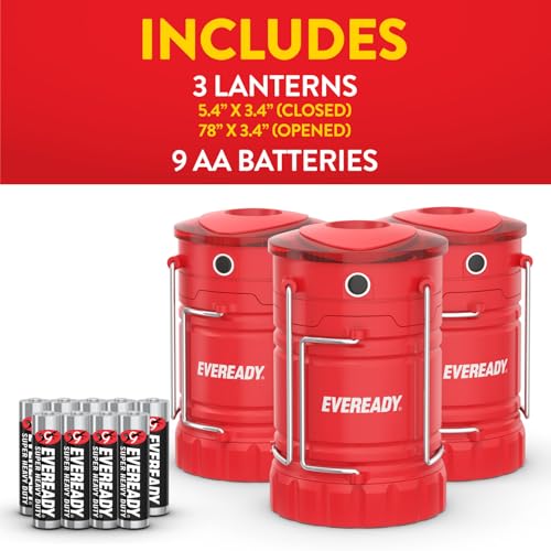 Eveready LED Camping Lantern 360 PRO (3-Pack), Super - Image 8