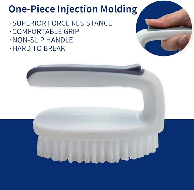 CELOX Carpet Cleaning Brush, Heavy Duty Scrub Brush with Handle and CELOX Stiff Bristle Brush for Cleaning