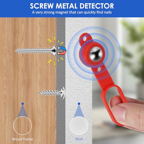 4Pcs Magnetic Stud Finder, 27 Pounds of Pull Magnet Power 52300 - Image 4
