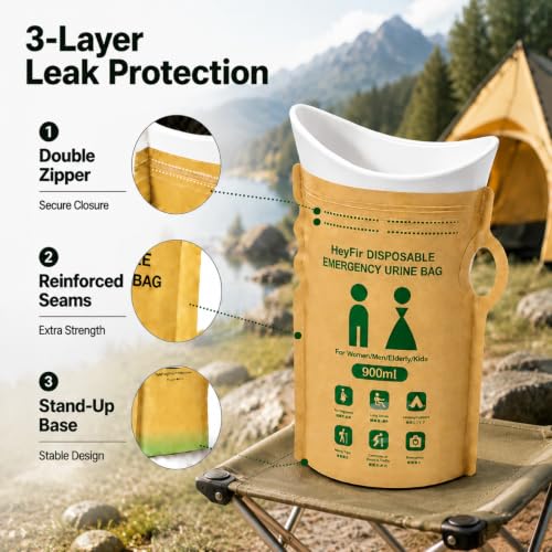 Disposable Urine Bags Emergency Pee Bag Portable Urinal - Image 5