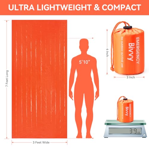 Esky Emergency Sleeping Bag, Survival Bag Portable Thermal - Image 6