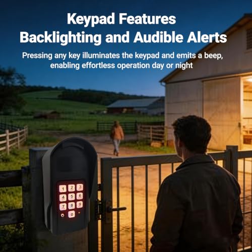 Wireless Digital Keypad FM137 for Mighty Mule Gate Opener, Gate - Image 6