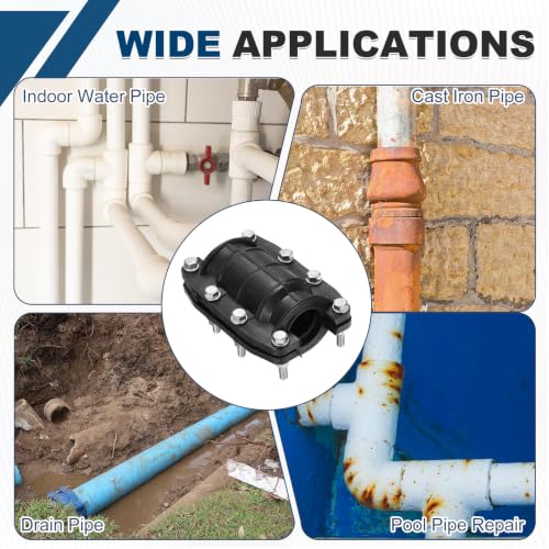 HDPE Pipe Repair Clamp for 1-1/4" Pipe OD, Emergency Pipes - Image 7