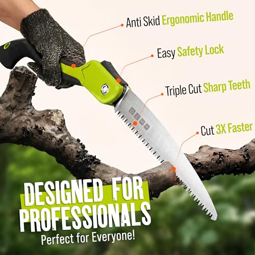 Folding Camping saw 11 Inch - Heavy Duty Pruning Saw - Image 4