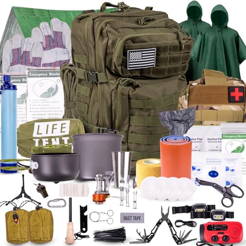 Bug Out Bag Backpack Survival Kit, Prepper Emergency - Image 2