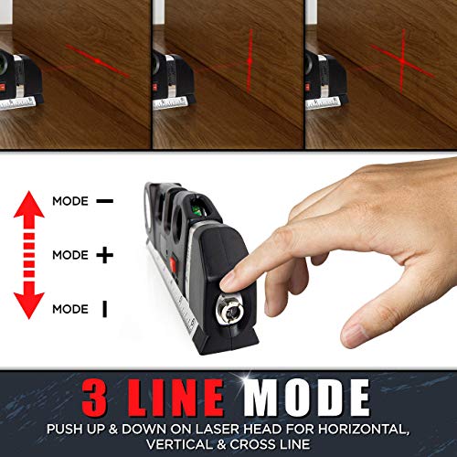 Stud Finder & Multifunction Device (Laser Level line, Leveler - Image 4