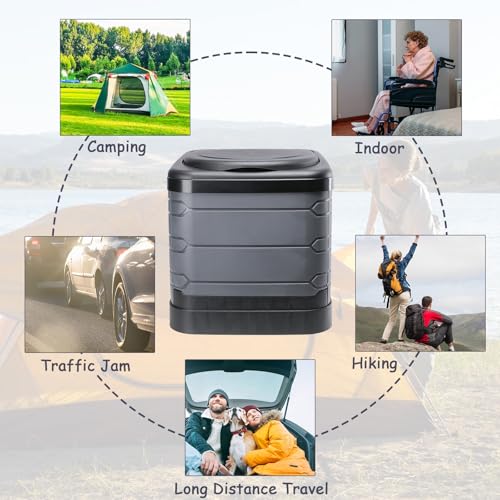 Upgrade XXL Portable Toilet,Folding Camping Toilet | Travel Essentials - Image 6
