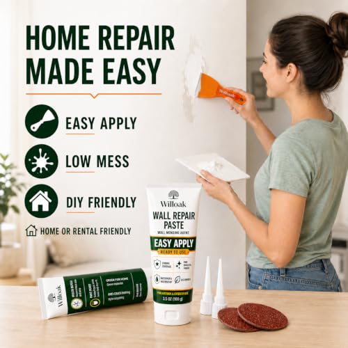 Drywall Repair Kit,Wall Spackle Repair Paste with Scraper - Image 6