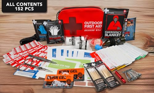 152 PCS Waterproof First Aid Kit, Portable Small Boat Dry - Image 4