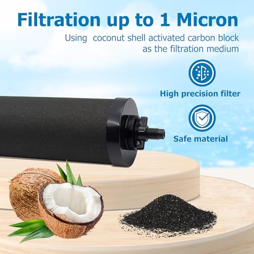 Water Filter Replacement for Berkey® BB9-2 Black Carbon Filters - Image 3