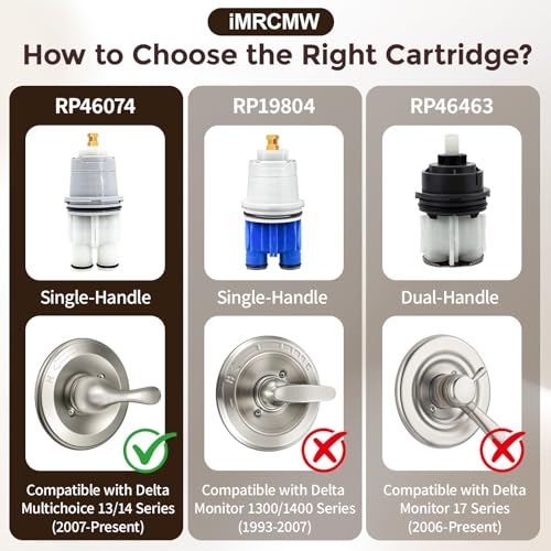 RP46074 Shower Cartridge Replacement Compatible with Delta - Image 4