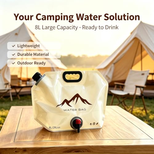 Water Camping Container Water Jug Camping 2.1 Gallon - Image 3