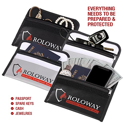Small Fireproof Bag (5 x 8 inches), Non-itchy Fireproof Money Bag - Image 5