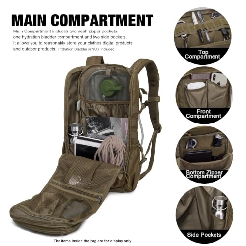 Mardingtop Tactical Backpacks Molle Hiking daypacks - Image 6