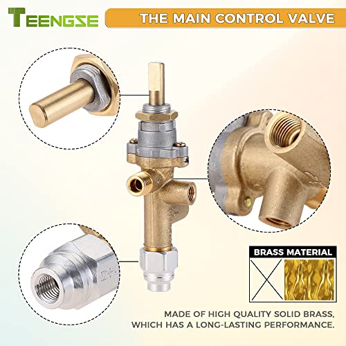 Brass Propane Safety Valve w/Thermocouple & Dump Switch - Image 5