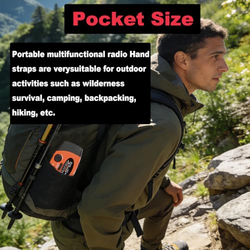 Emergency Hand Crank Radio with LED Flashlight, AM/FM NOAA - Image 7