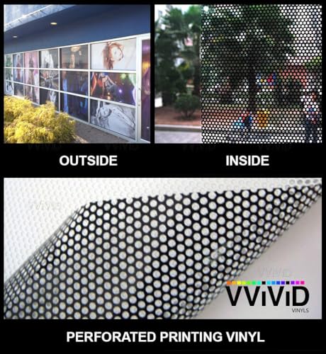 One-Way Perforated Vinyl Privacy Window Film Adhesive | Home Repair - Image 5
