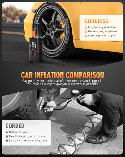 Tire Inflator Portable Air Compressor, 150 PSI Tire - Image 3