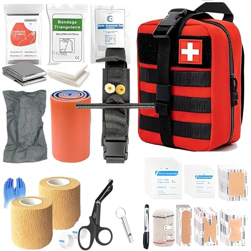 IFAK Trauma Kit with Emergency Compression Strap, 6-Inch Bandage - Image 2