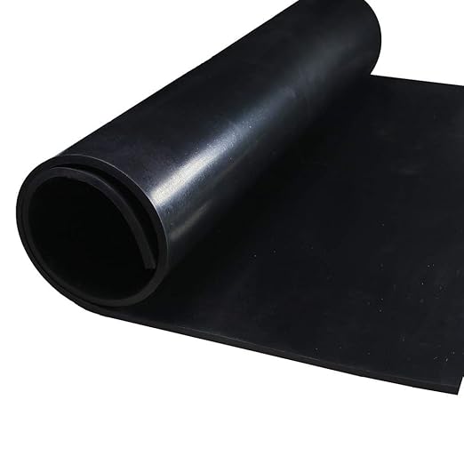 TORRAMI Neoprene Rubber Sheet Roll 3/16" (.187") Thick x 18" Wide x 24" Long for DIY Gaskets, Pads, Seals, Crafts, Flooring,Cushioning of Anti-Vibration, Anti-Slip