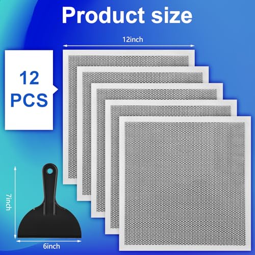 Blulu 13 Pcs 12 x 12 Inch Drywall Repair Kit Self Adhesive - Image 4