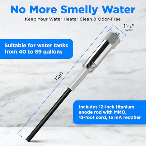 Powered Anode Rod for Water Heater, Electric Anode Rod for Water - Image 3