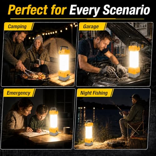 Cordless LED Lantern Compatible with DEWALT 20V MAX - Image 6