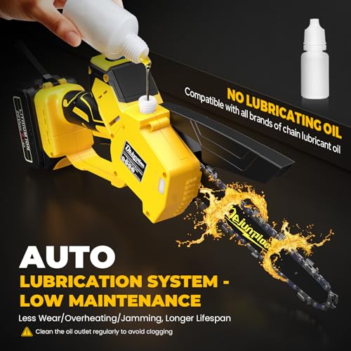 Cordless Mini Chainsaw Compatible with Dewalt 20V MAX - Image 5