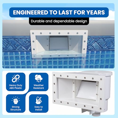 Above Ground Pool Skimmer - Made in USA, Wide Mouth | Home Repair - Image 6