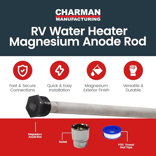 RV Water Heater Magnesium Anode Rod by CMI Inc - 3/4 Inch NPT - Image 3