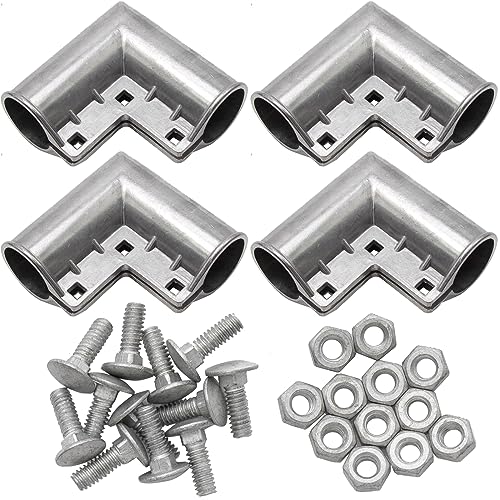MDEOOSKY 4pcs Chain Link Fence Gate Corners Chain Link - Image 8