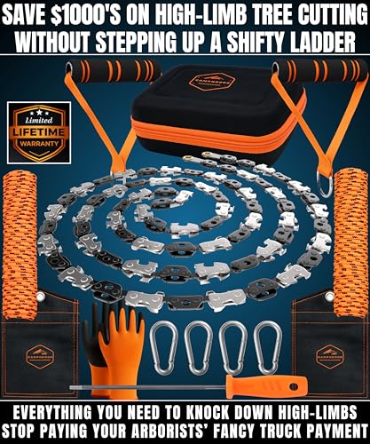 CAMPNDOOR High Limb Rope Saw 53 In - 360 Rope Chain Saw - Image 3