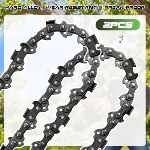 2PC 8 Inch Replacement Pole Saw Chain for Craftsman - Image 7