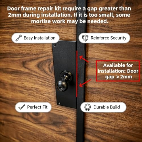 U9476 Strike Plate & U9585 Door Reinforcement Plate For 1‑3/8" - Image 7