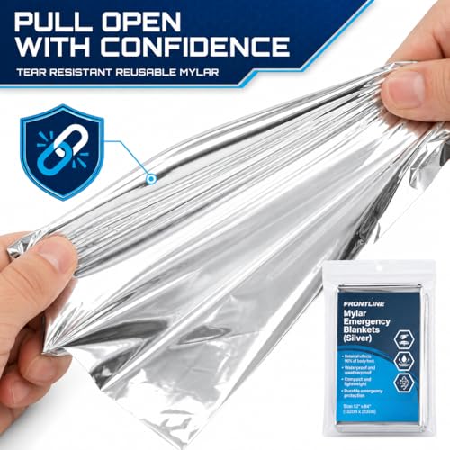 Mylar Emergency Blankets 4 Pack 54" x 84", Thermal | Beauty & Personal - Image 7