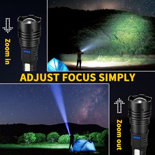 ZioeYiue Rechargeable Flashlights High Lumens 2Pack, Flash Lights - Image 4