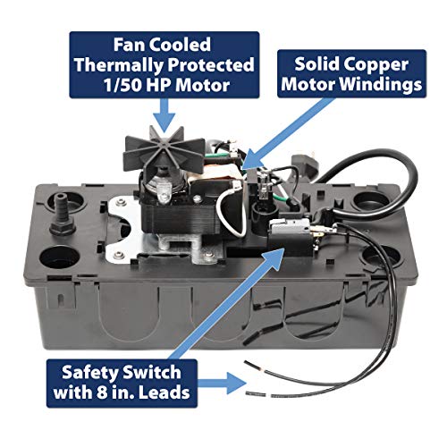 Superior Pump 97154, 65 GPH 1/50 HP Automatic Condensate Pump - Image 4