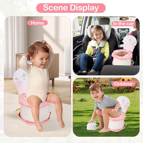 SunnySmile Portable Potty for Kids, Portable Toddler - Image 4