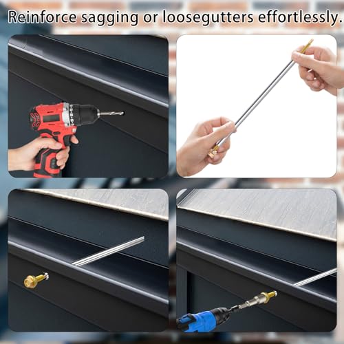 50 Pack 8 Inch Gutter Screws with 304 Stainless Steel | Home Repair - Image 6