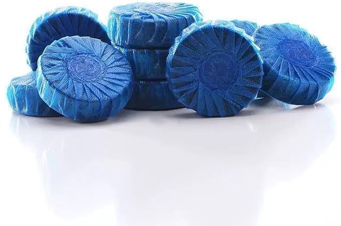 （18 Count） Automatic Toilet Cleaner Tablets, Toilet Bowl Cleaner Tablets, Bathroom Toilet Tank Cleaner，Blue Cleaning Tabs for Bathroom Tank