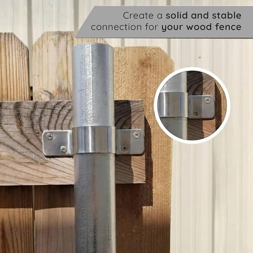 Fence Bracket - Steel to Wood Fence Brackets - Galvanized - Image 3