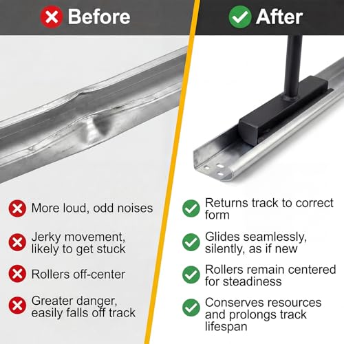 Garage Door Track Repair Tool, Contoured Anvil | Home Repair - Image 4
