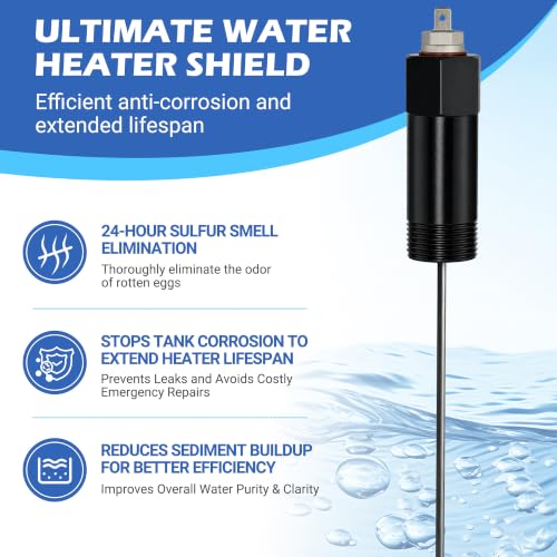 Powered Anode Rod for Water Heater, Titanium Electric Anode Rod - Image 4