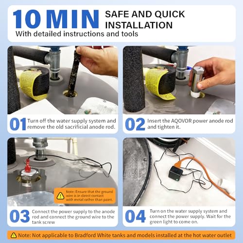 Powered Anode Rod for Hot Water Heater,Eliminates Rotten - Image 7