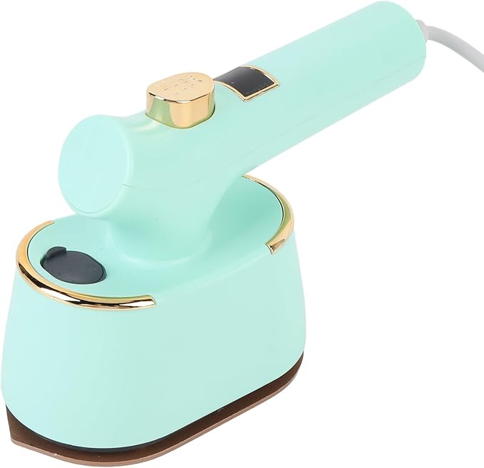 Portable Steam Iron, Mini Garment Steamer Handheld Ironing Machine with 120ml Large Suitable for Travel Home Use (US Plug 110V